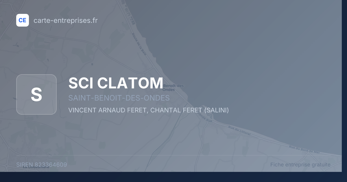 SCI CLATOM — 823364609 — fiche entreprise
