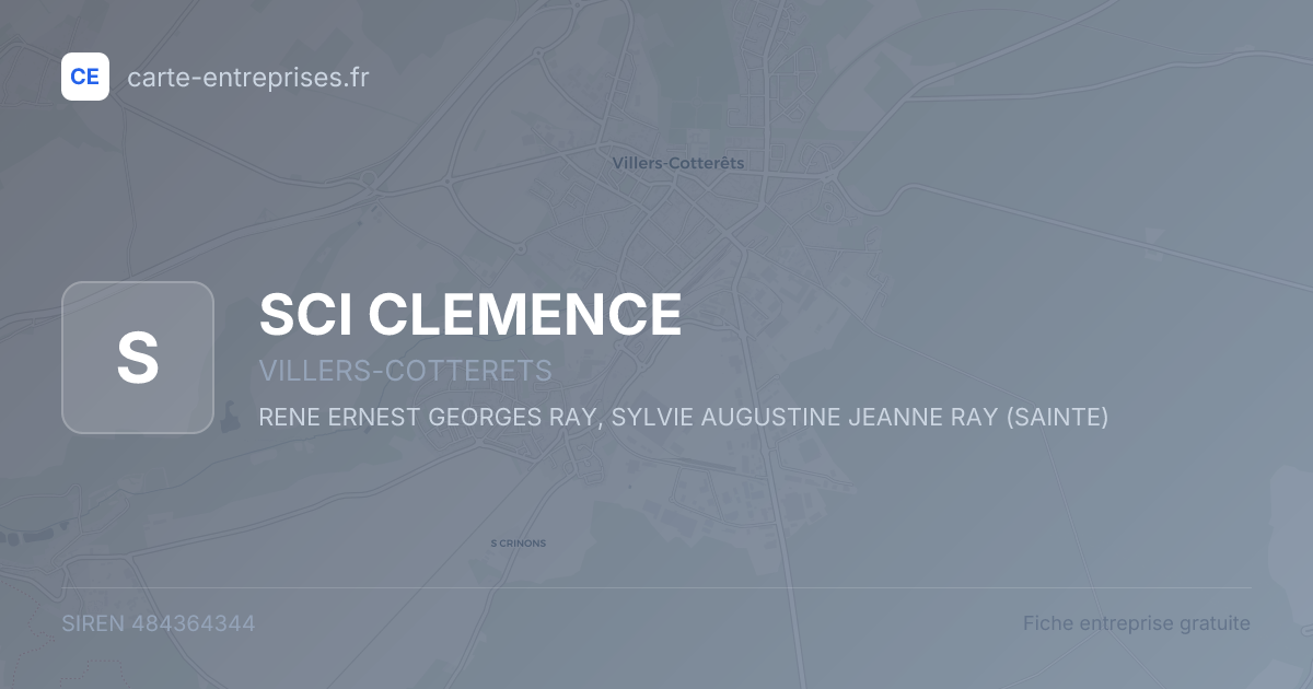 SCI CLEMENCE — 484364344 — fiche entreprise