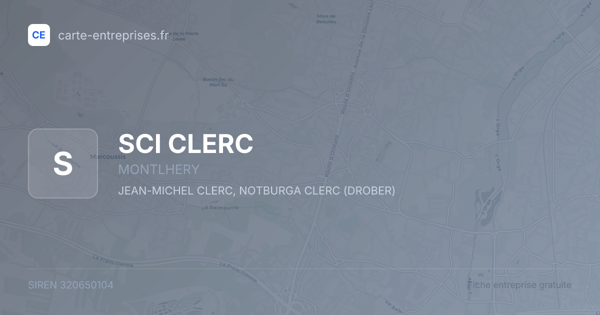 SCI CLERC — 320650104 — fiche entreprise