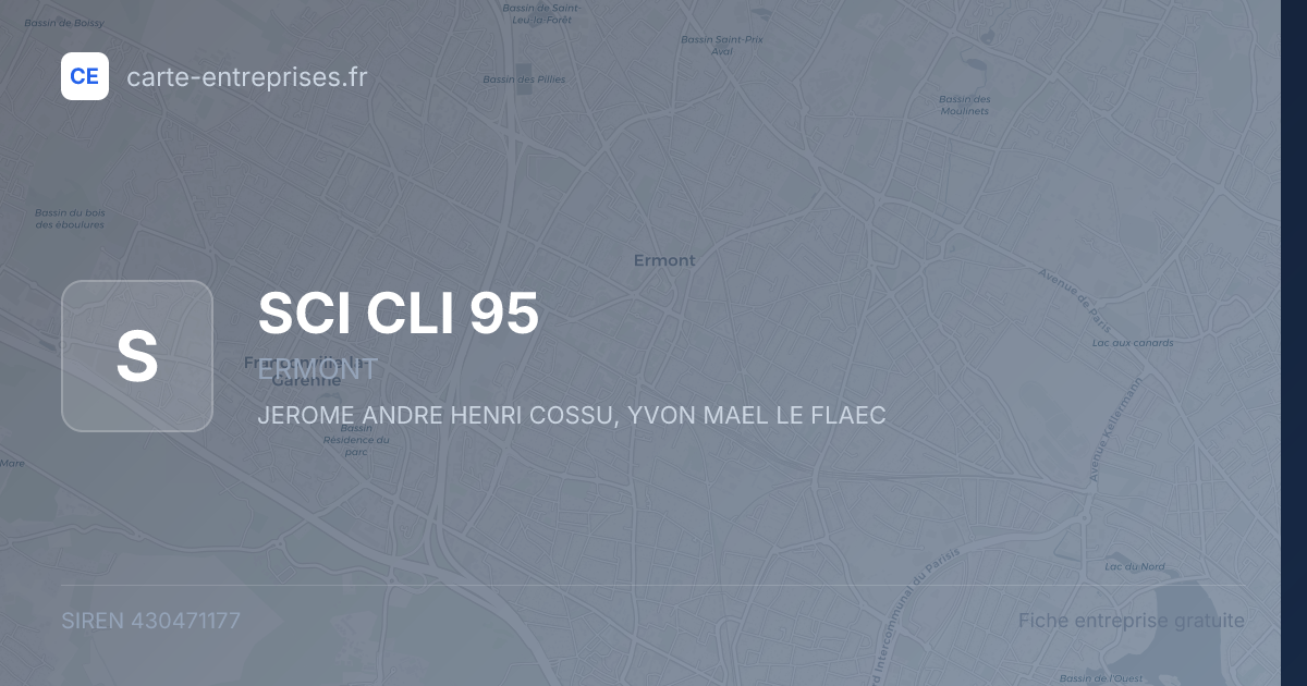 SCI CLI 95 — 430471177 — fiche entreprise