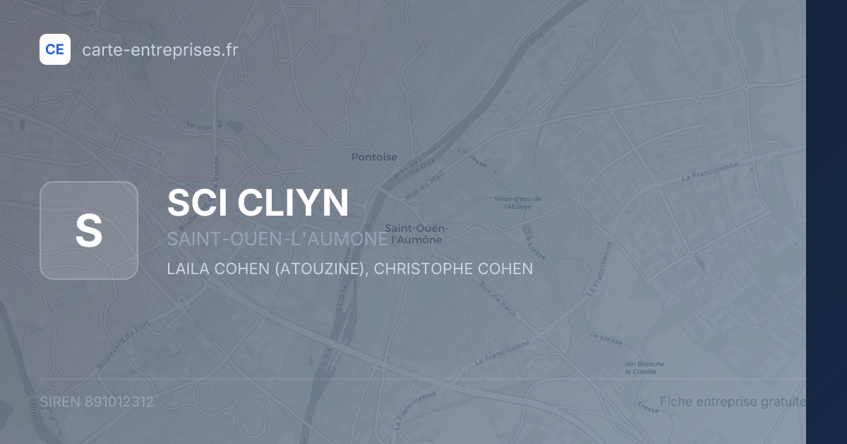 SCI CLIYN — 891012312 — fiche entreprise