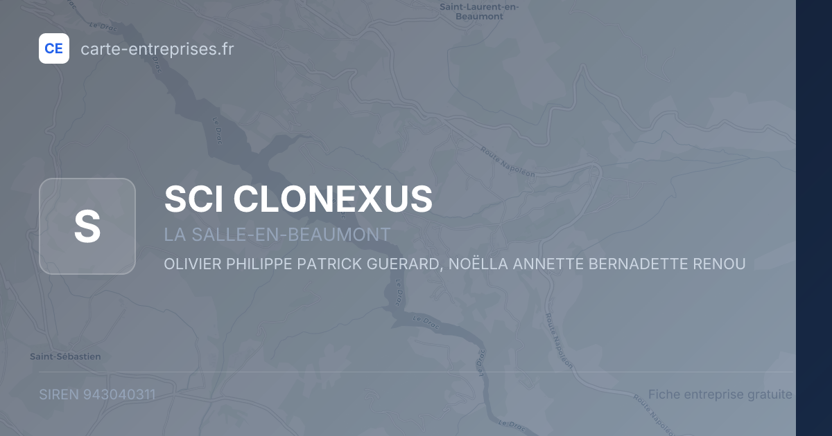 SCI CLONEXUS — 943040311 — fiche entreprise