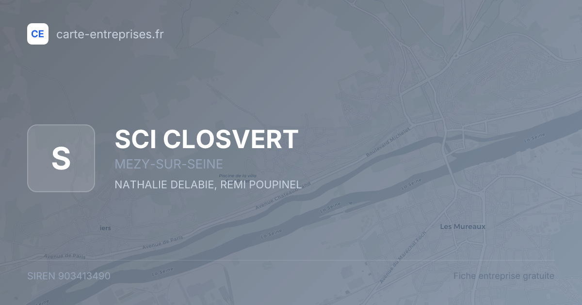 SCI CLOSVERT — 903413490 — fiche entreprise