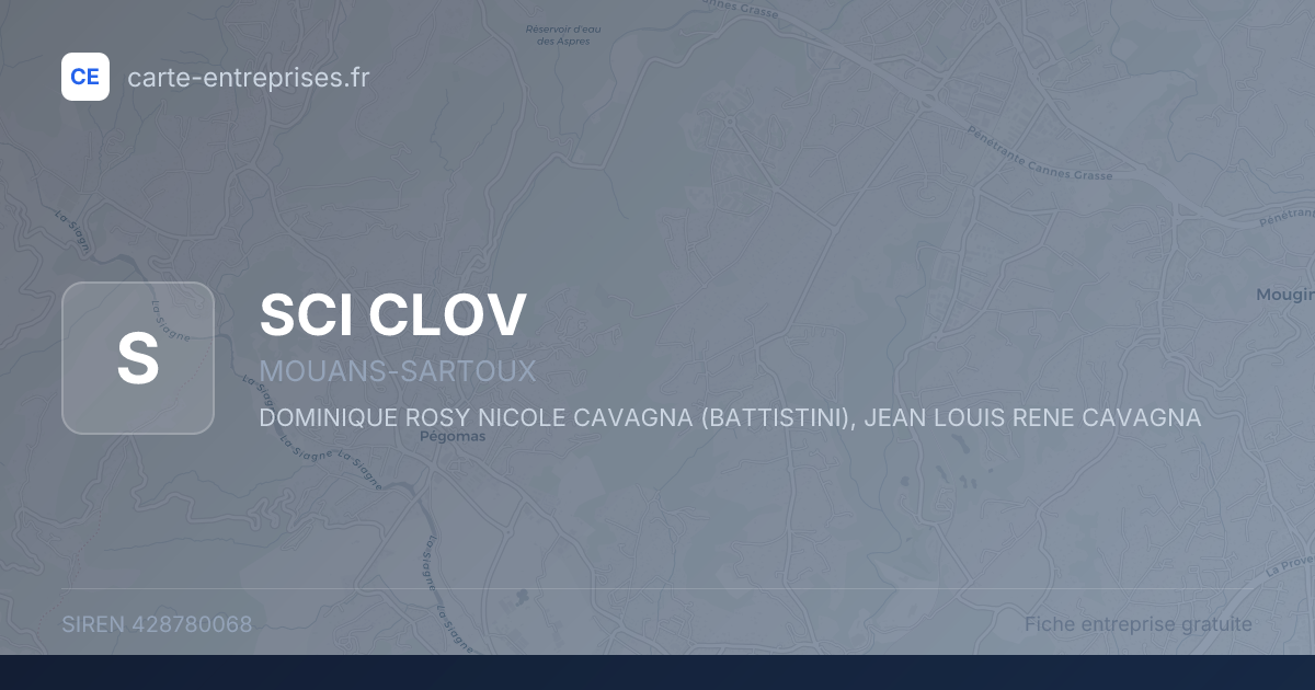 SCI CLOV — 428780068 — fiche entreprise