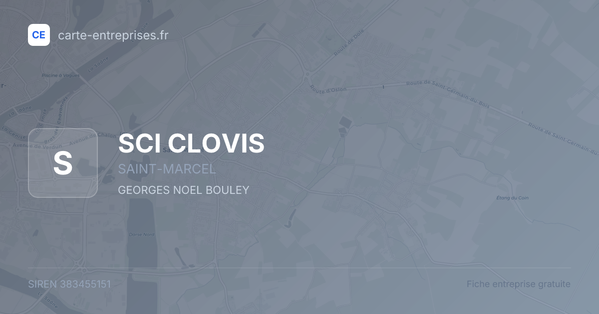 SCI CLOVIS — 383455151 — fiche entreprise