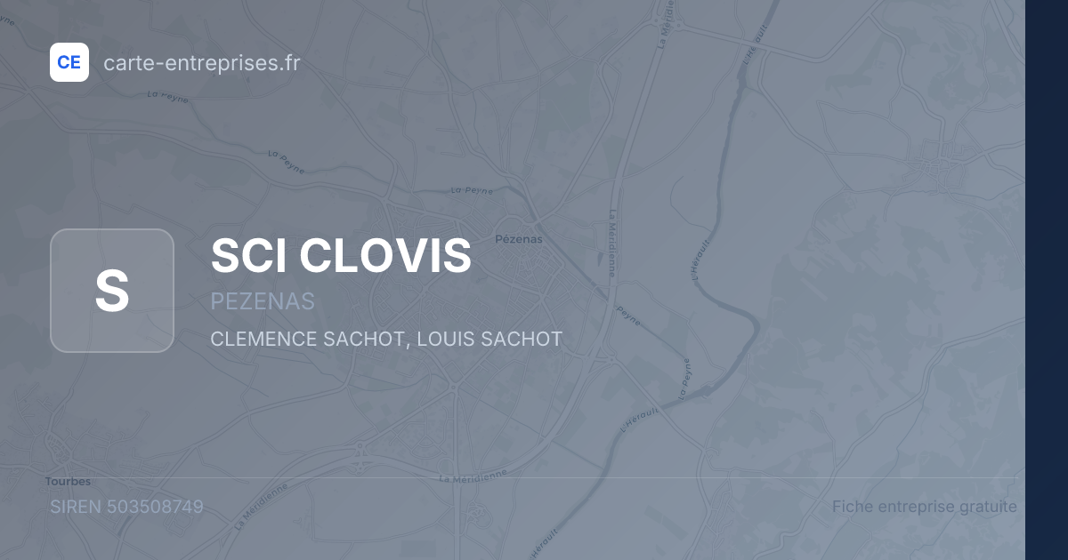SCI CLOVIS — 503508749 — fiche entreprise