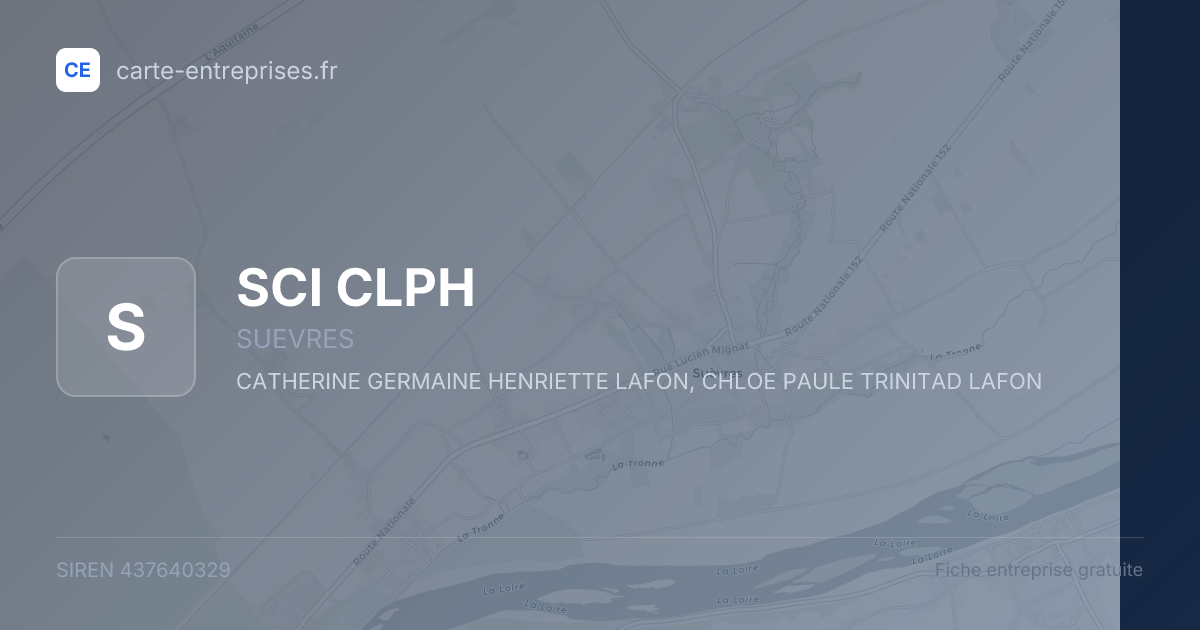 SCI CLPH — 437640329 — fiche entreprise