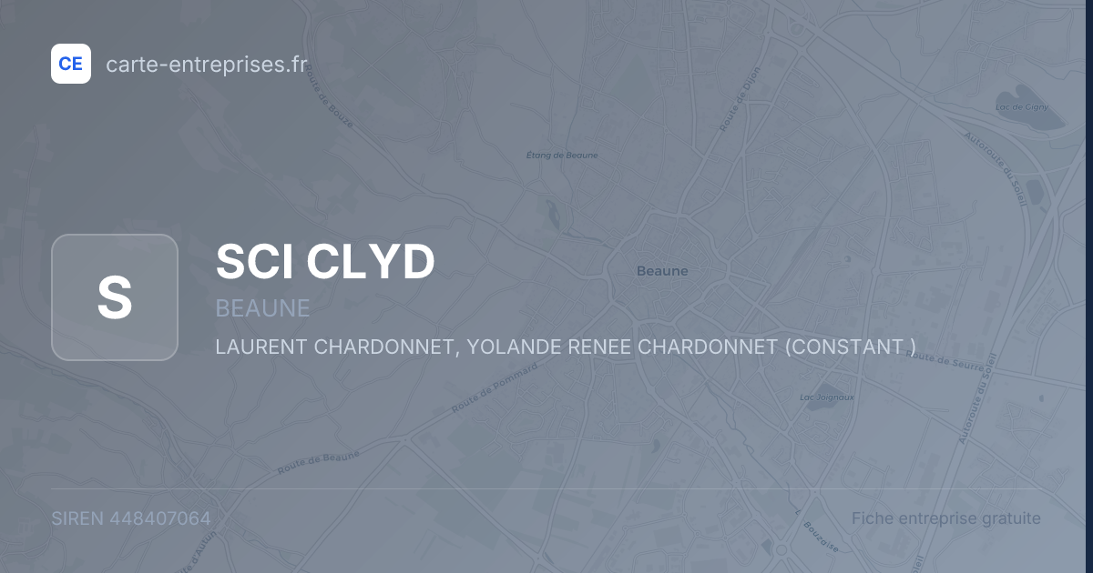SCI  CLYD — 448407064 — fiche entreprise