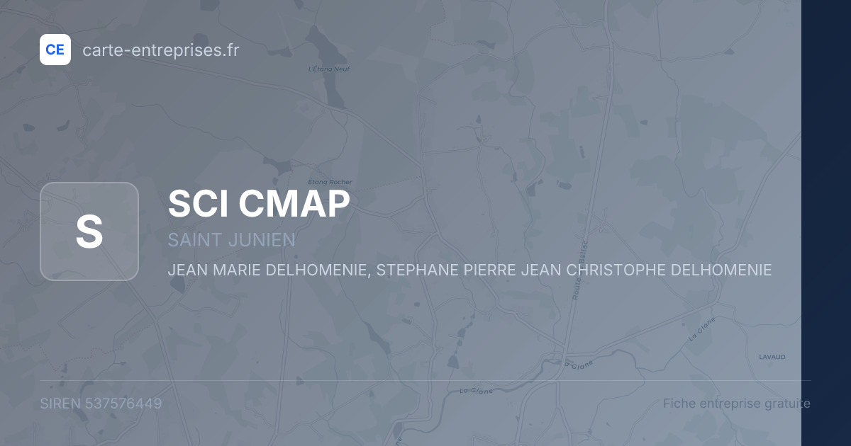 SCI CMAP — 537576449 — fiche entreprise