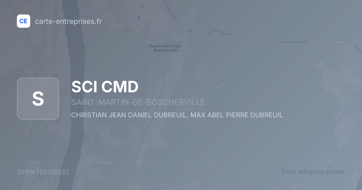 SCI CMD — 753703032 — fiche entreprise