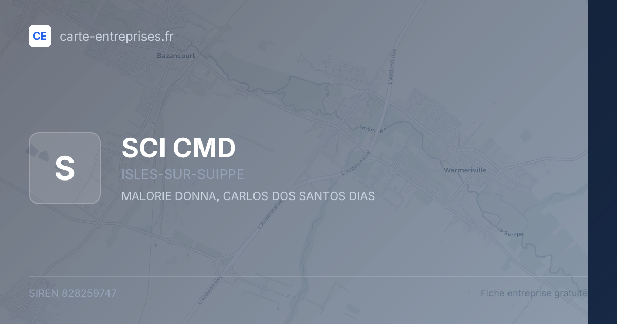 SCI CMD — 828259747 — fiche entreprise