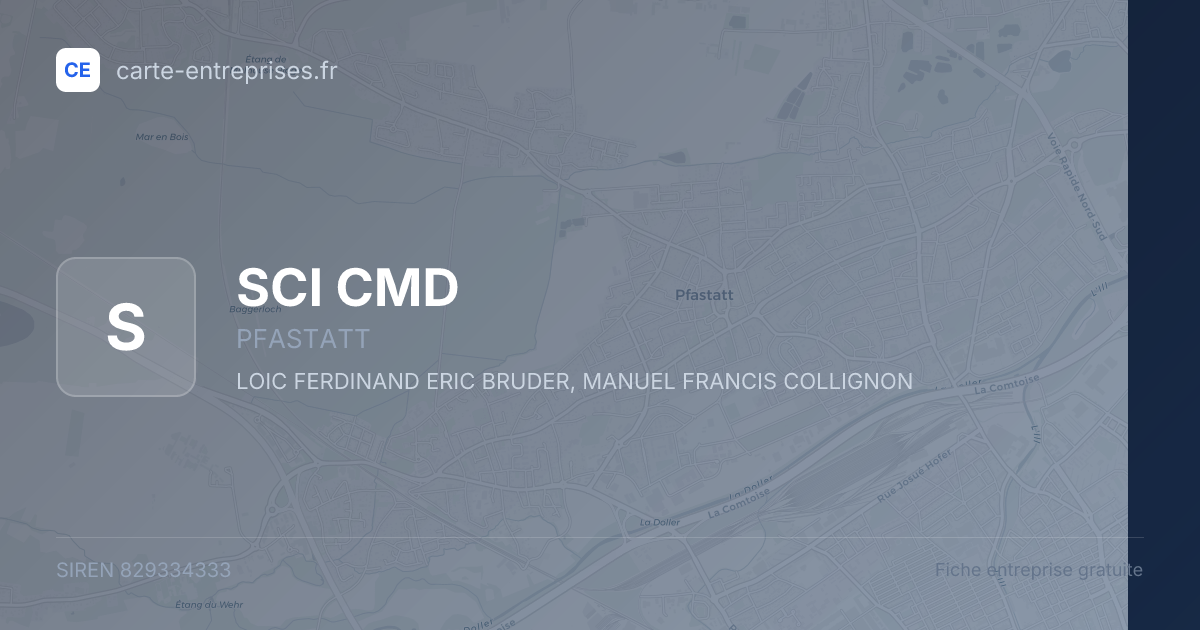 SCI CMD — 829334333 — fiche entreprise