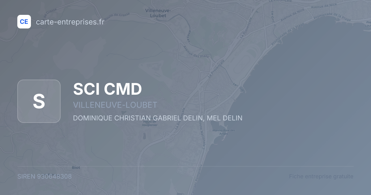 SCI CMD — 930648308 — fiche entreprise