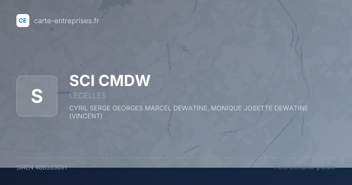 SCI CMDW — 488333691 — fiche entreprise