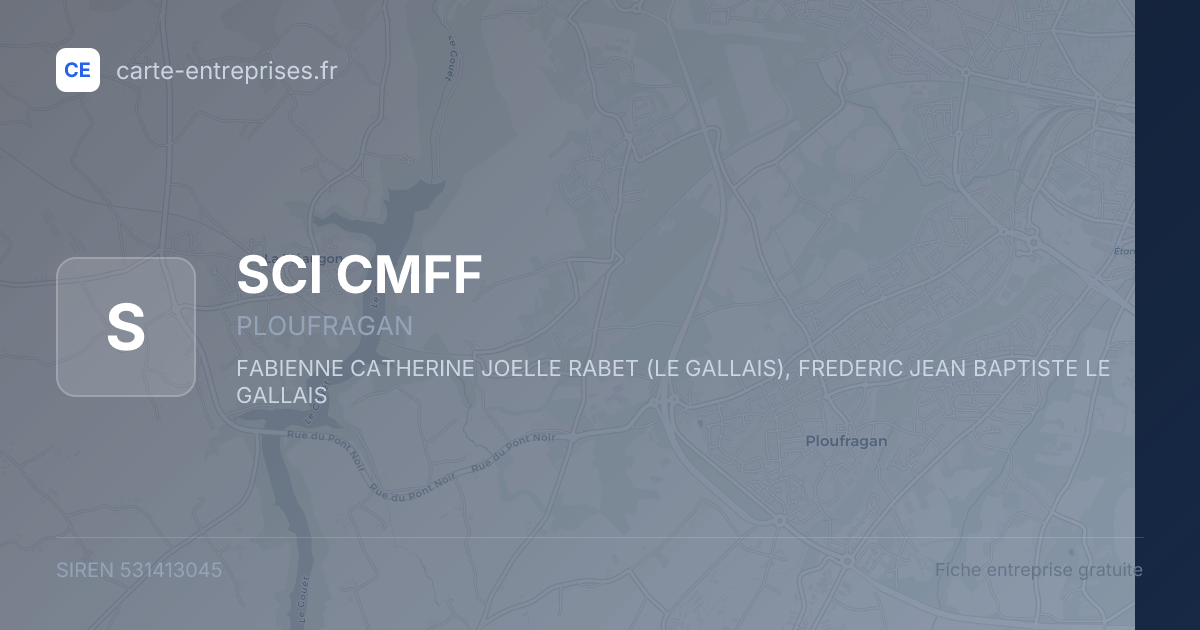 SCI CMFF — 531413045 — fiche entreprise