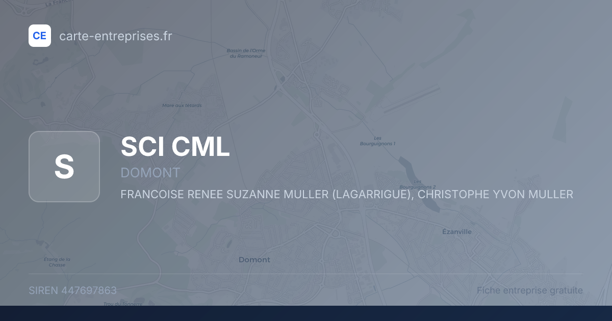 SCI CML — 447697863 — fiche entreprise