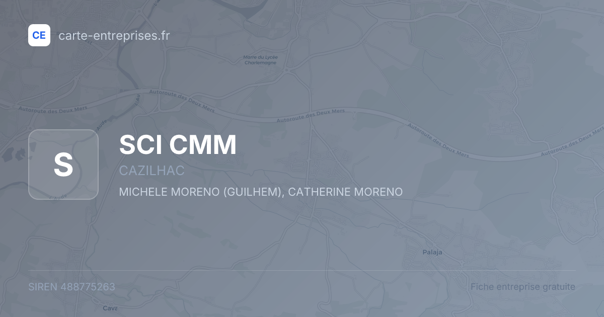 SCI CMM — 488775263 — fiche entreprise