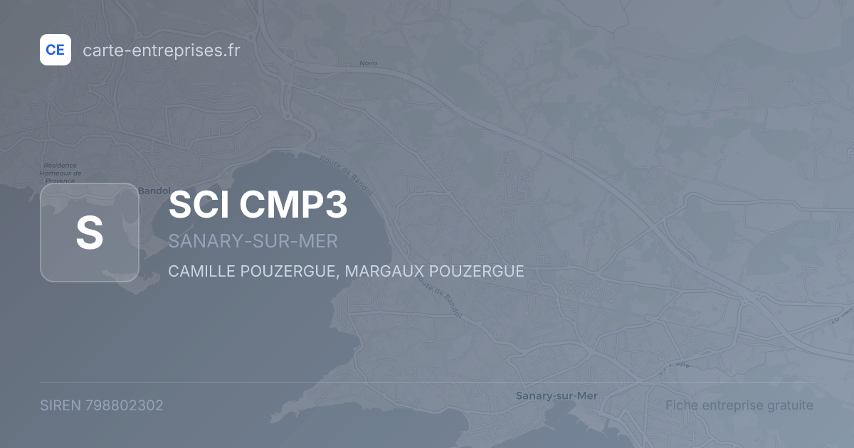 SCI CMP3 — 798802302 — fiche entreprise