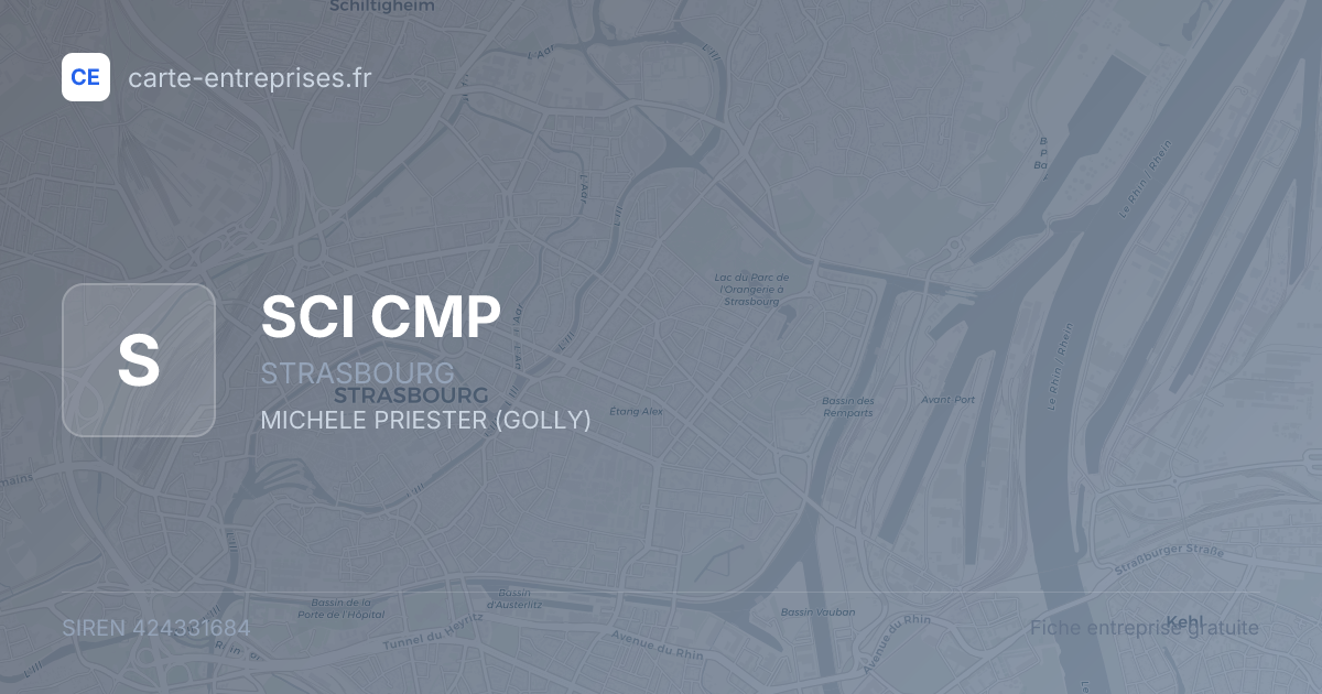 SCI CMP — 424331684 — fiche entreprise