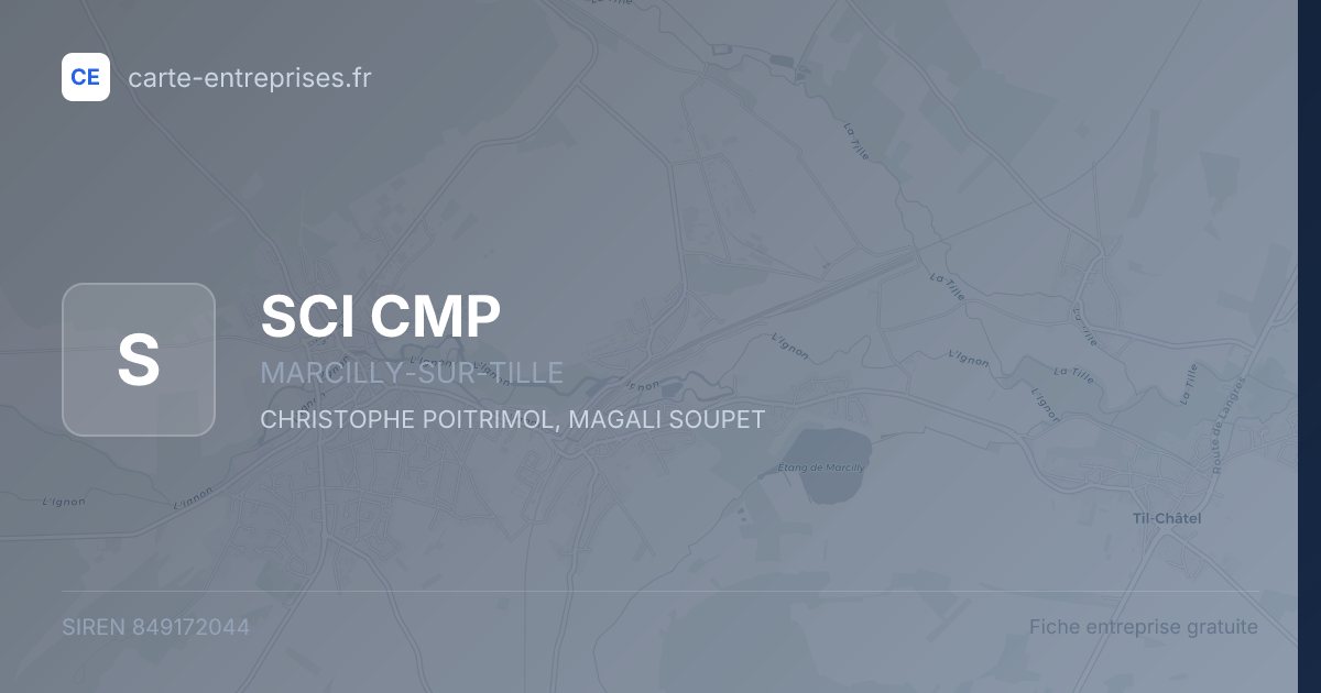 SCI CMP — 849172044 — fiche entreprise
