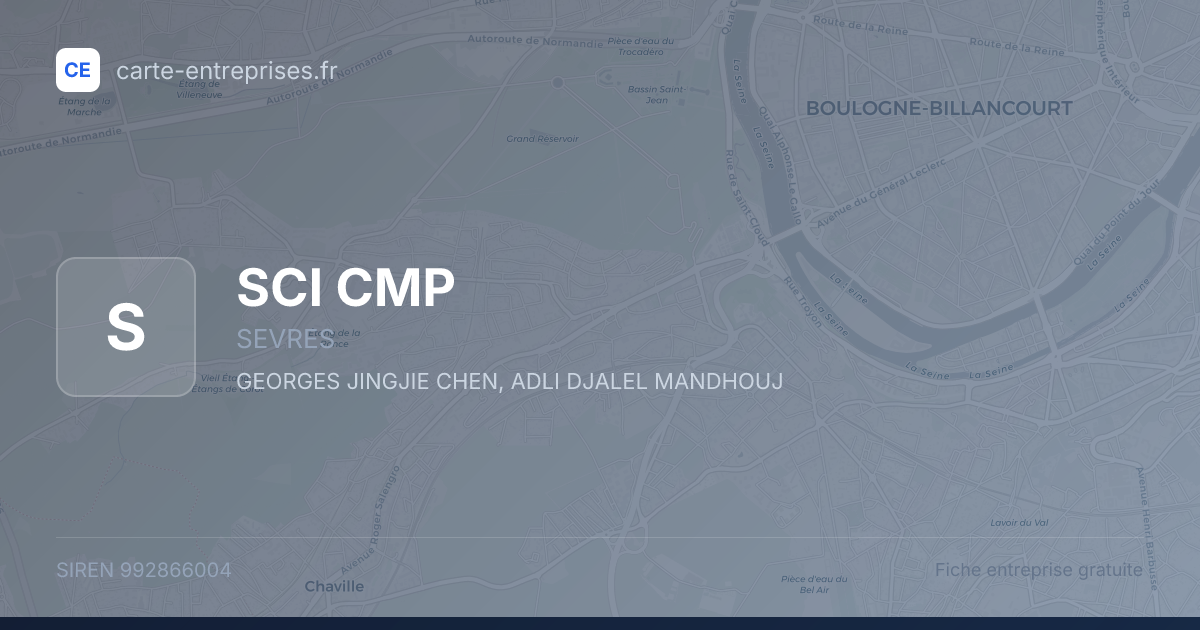 SCI CMP — 992866004 — fiche entreprise
