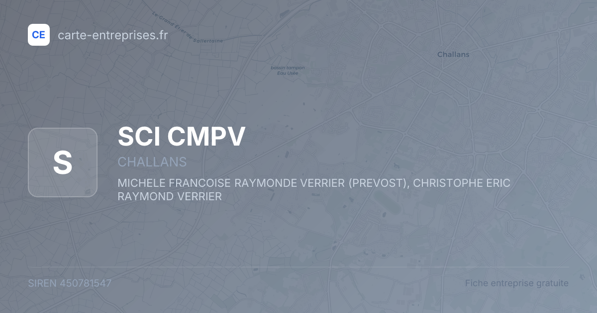 SCI CMPV — 450781547 — fiche entreprise
