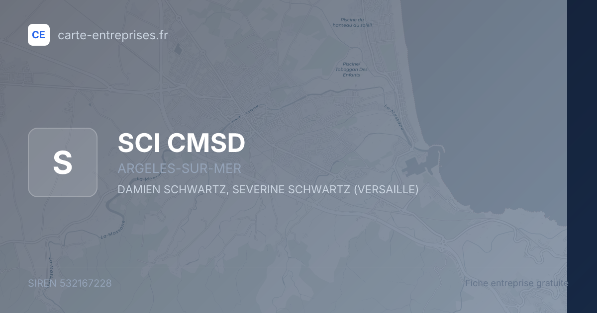 SCI CMSD — 532167228 — fiche entreprise