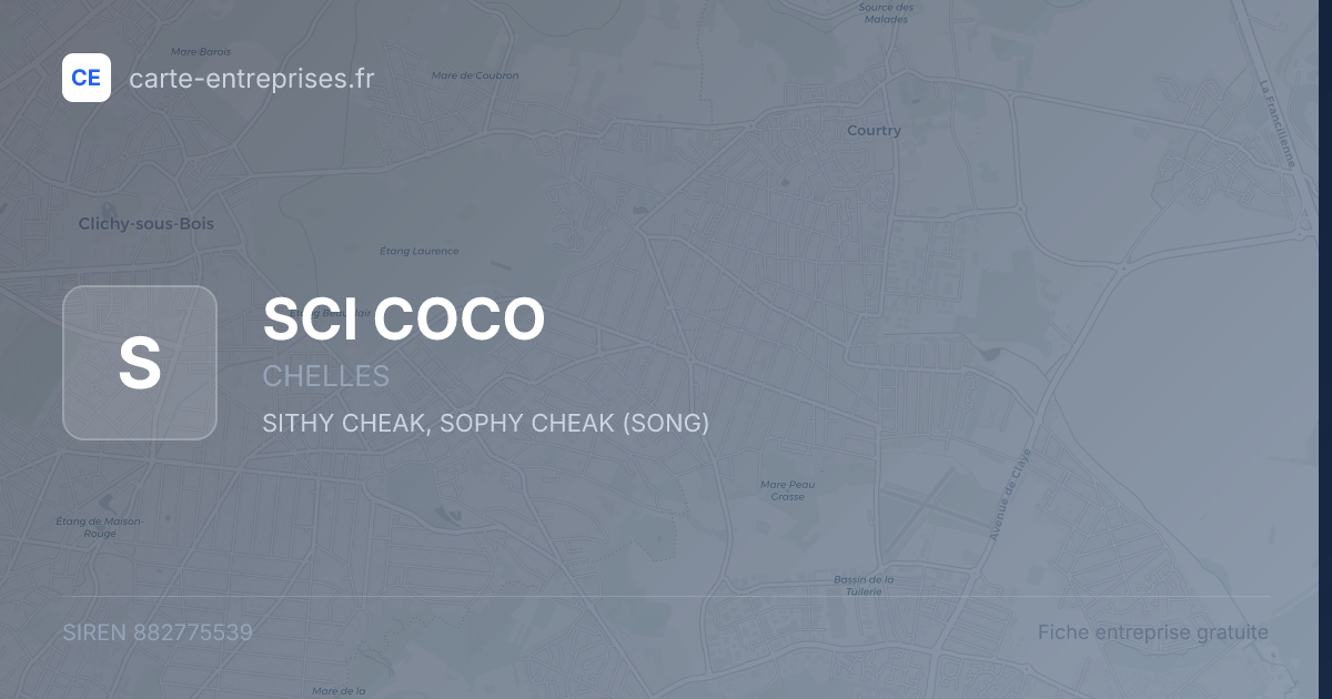 SCI COCO — 882775539 — fiche entreprise