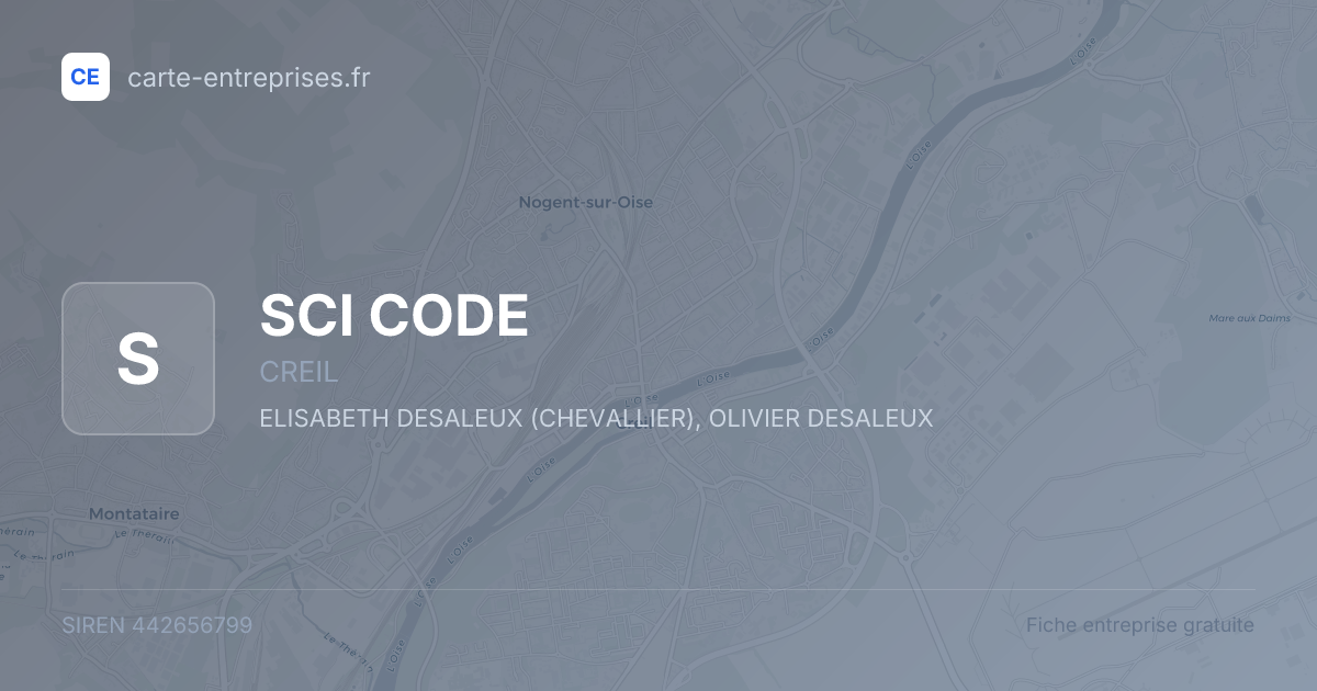 SCI CODE — 442656799 — fiche entreprise