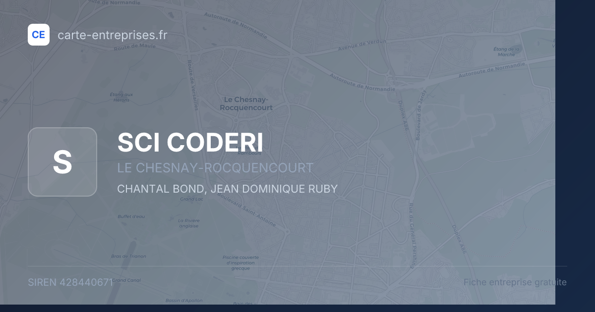 SCI  CODERI — 428440671 — fiche entreprise
