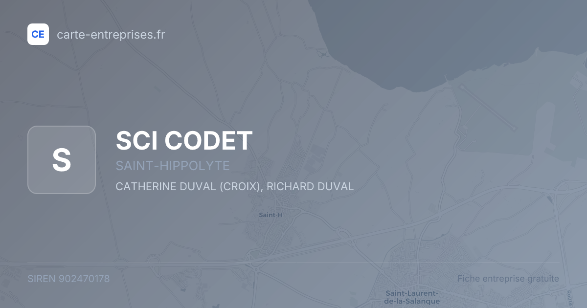 SCI CODET — 902470178 — fiche entreprise