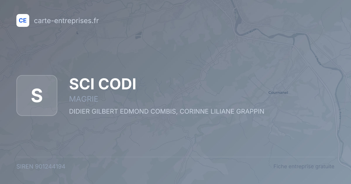 SCI CODI — 901244194 — fiche entreprise