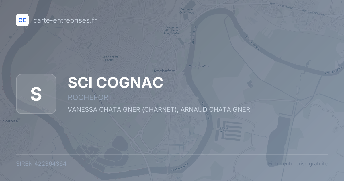 SCI COGNAC — 422364364 — fiche entreprise