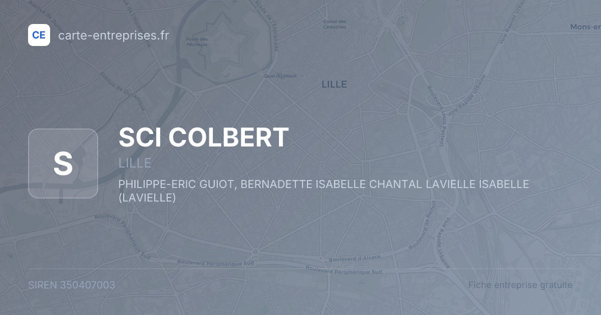 SCI COLBERT — 350407003 — fiche entreprise