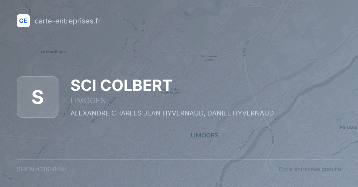SCI COLBERT — 413658485 — fiche entreprise