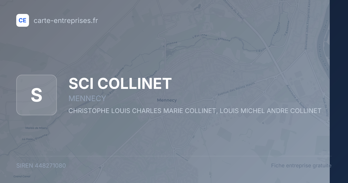 SCI COLLINET — 448271080 — fiche entreprise