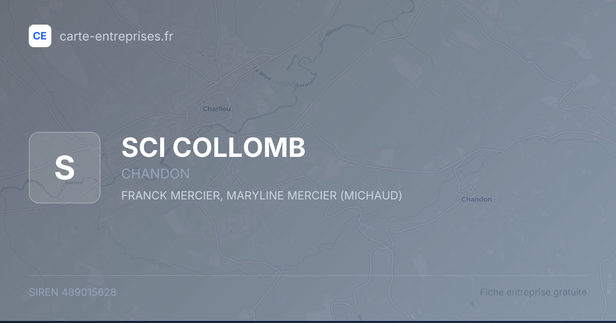 SCI COLLOMB — 489015628 — fiche entreprise