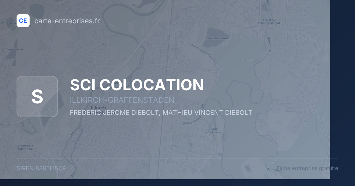 SCI COLOCATION — 889115549 — fiche entreprise