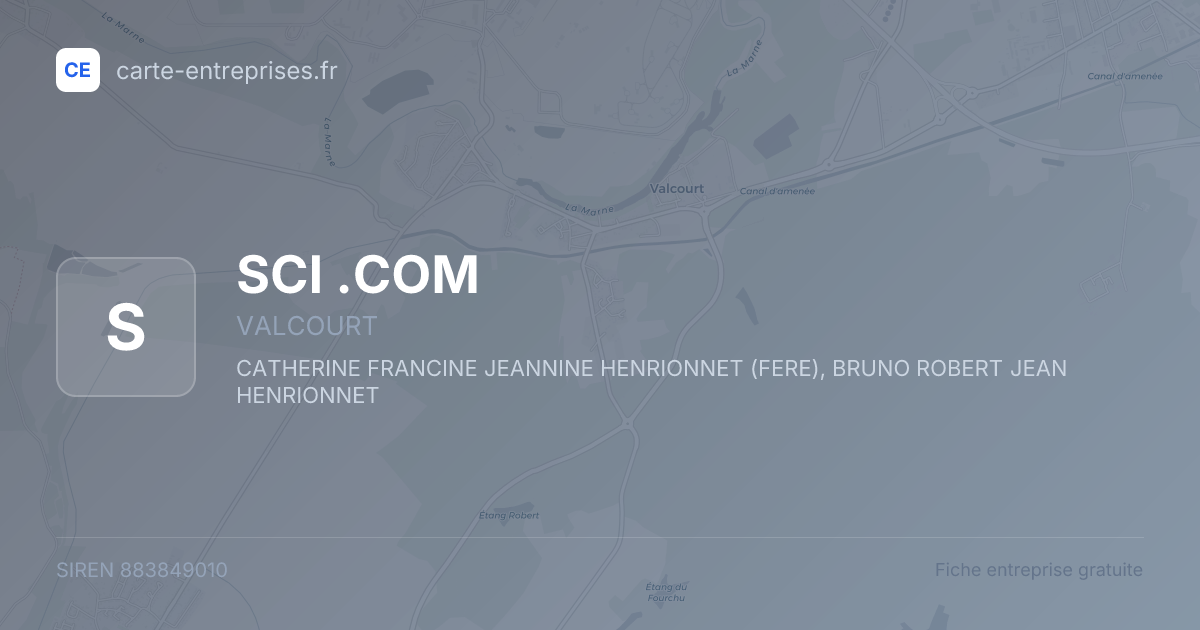 SCI .COM — 883849010 — fiche entreprise