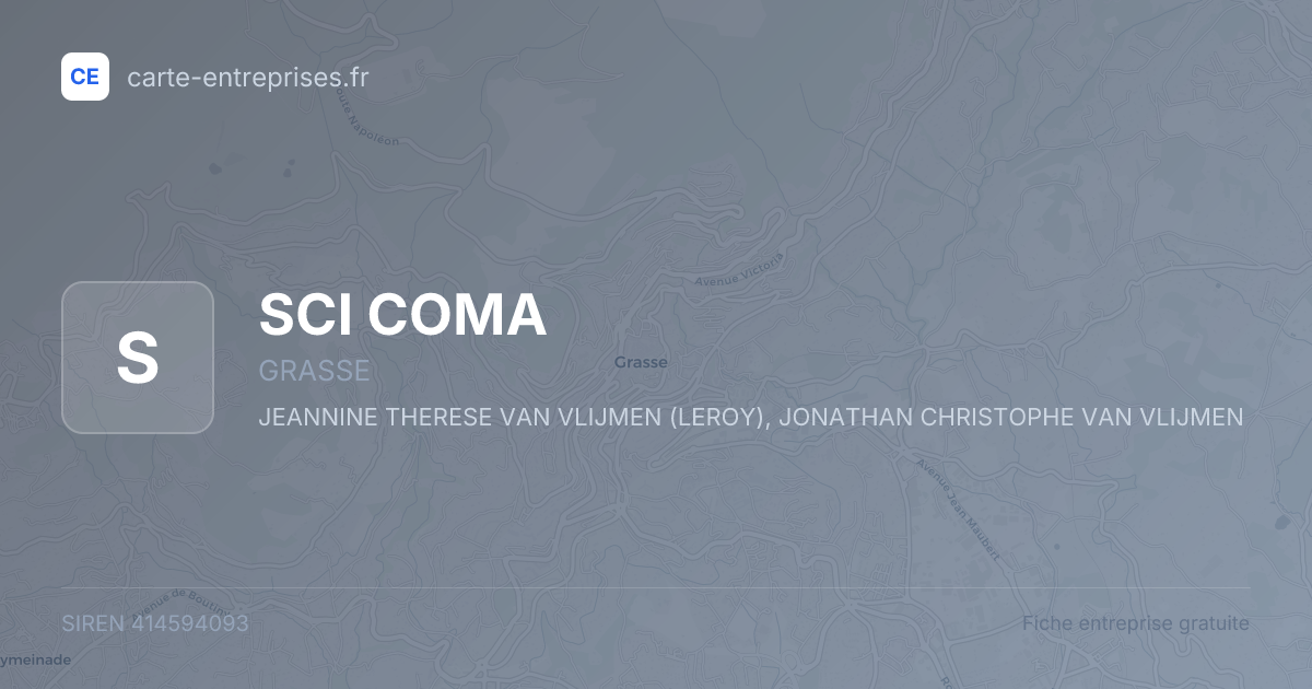 SCI COMA — 414594093 — fiche entreprise