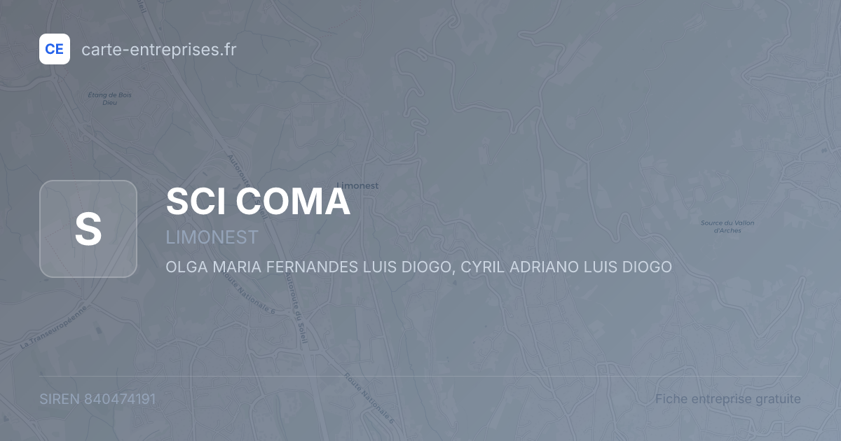 SCI COMA — 840474191 — fiche entreprise