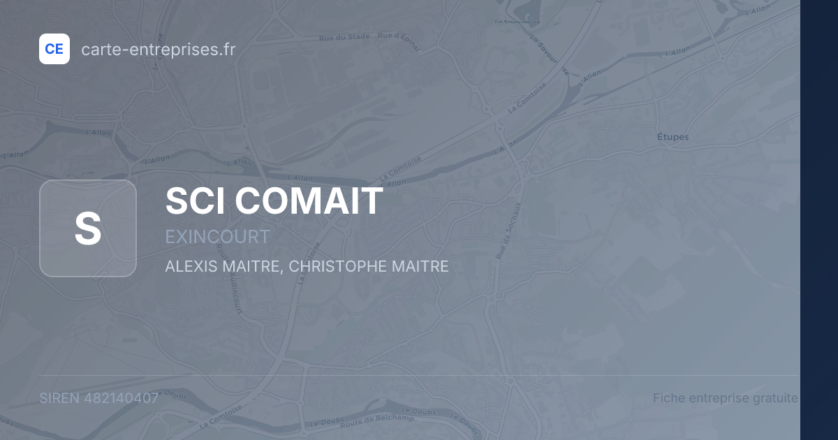 SCI COMAIT — 482140407 — fiche entreprise