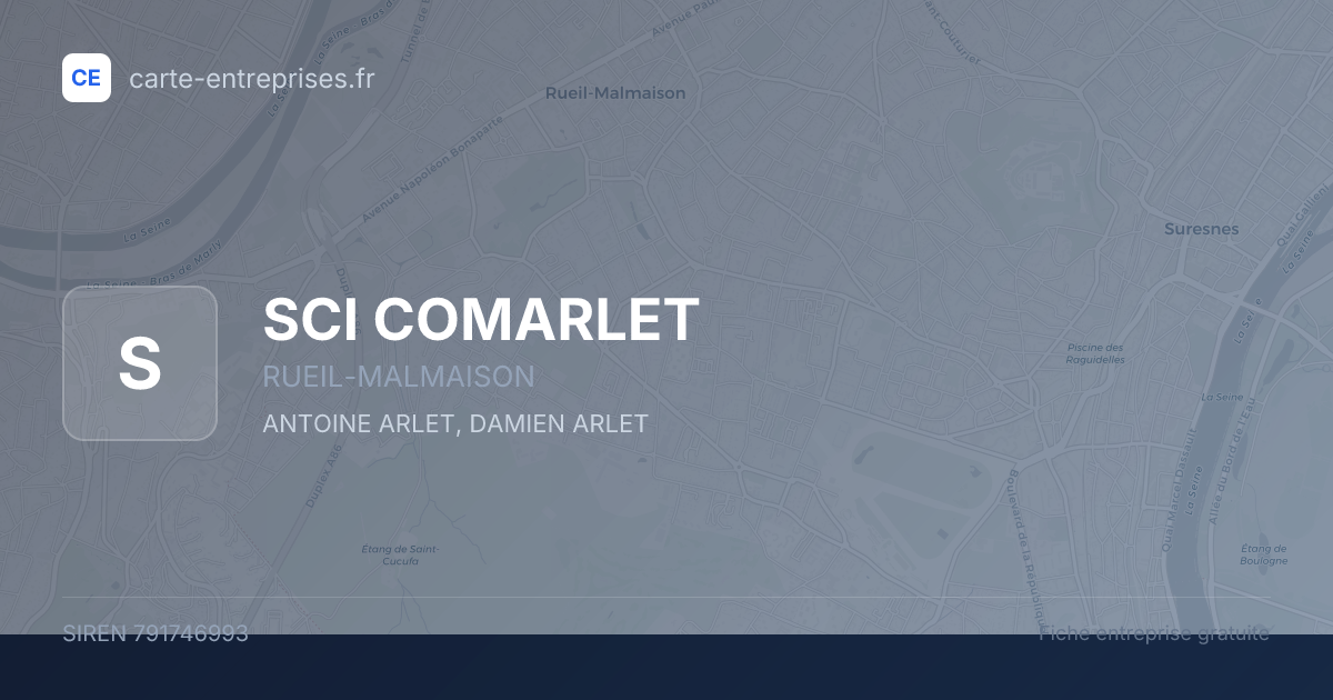 SCI COMARLET — 791746993 — fiche entreprise
