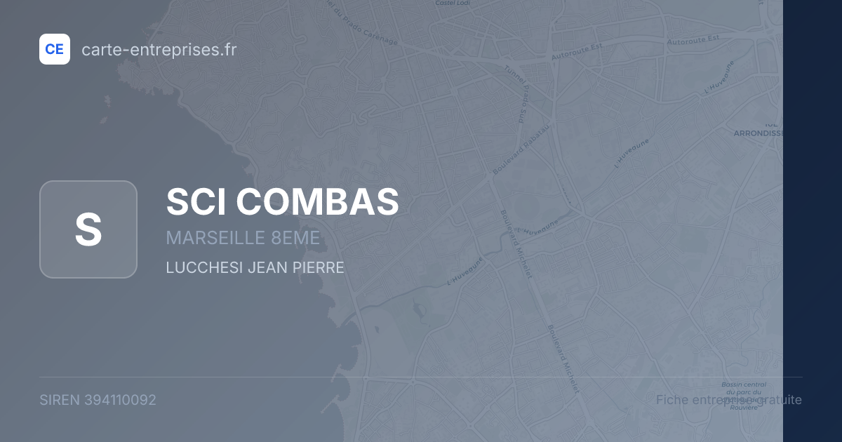 SCI COMBAS — 394110092 — fiche entreprise