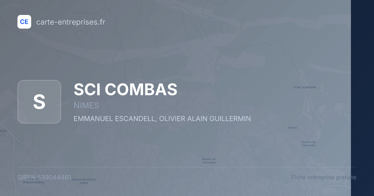 SCI COMBAS — 539044461 — fiche entreprise
