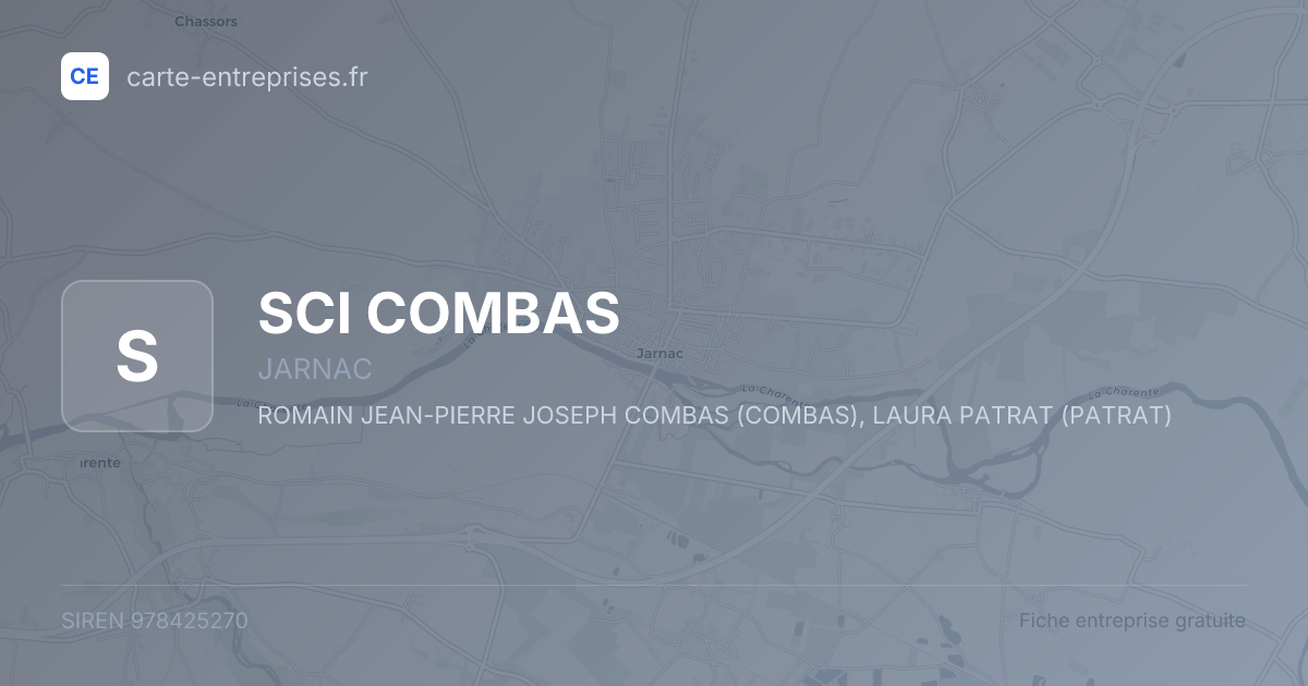 SCI COMBAS — 978425270 — fiche entreprise