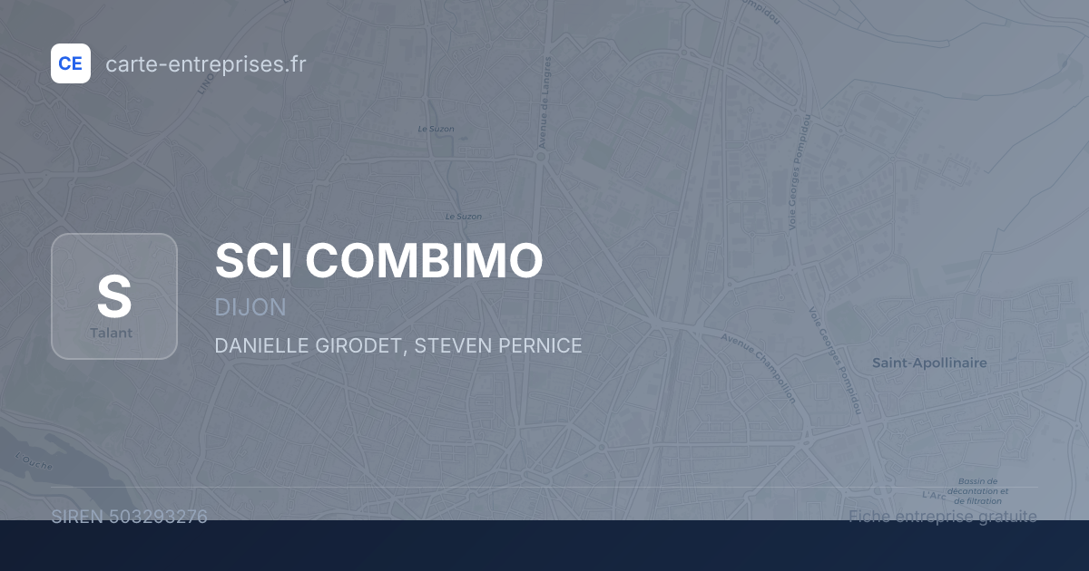 SCI COMBIMO — 503293276 — fiche entreprise