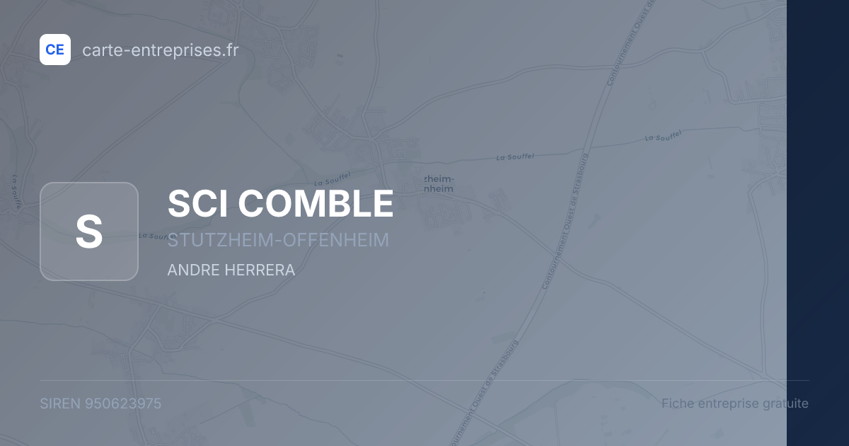 SCI COMBLE — 950623975 — fiche entreprise