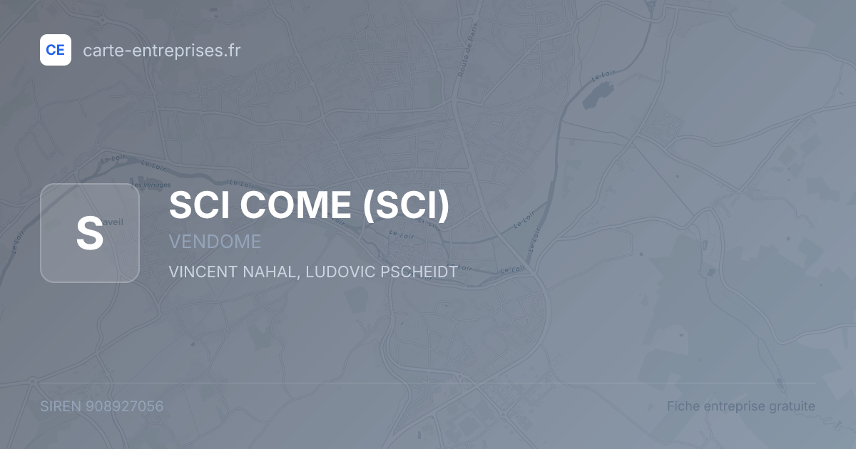 SCI COME (SCI) — 908927056 — fiche entreprise