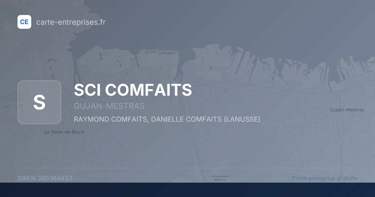 SCI COMFAITS — 390364453 — fiche entreprise
